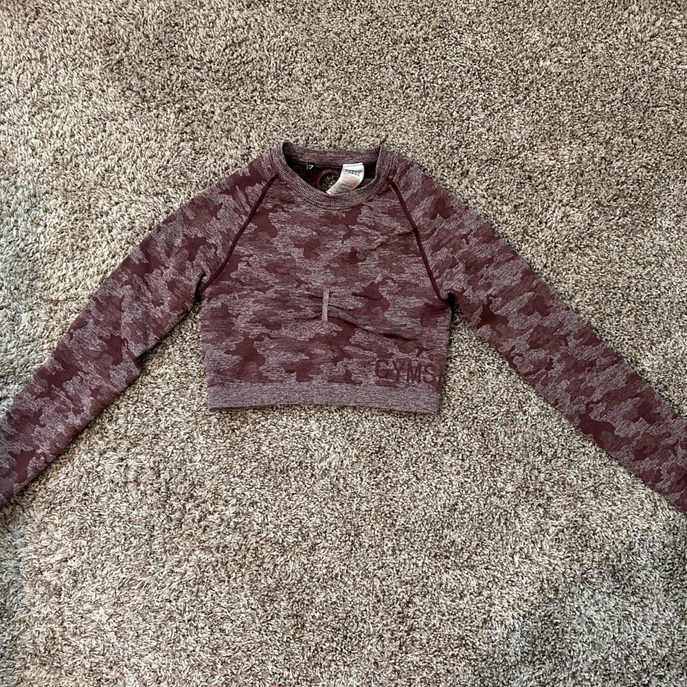 Camouflage GymShark Top